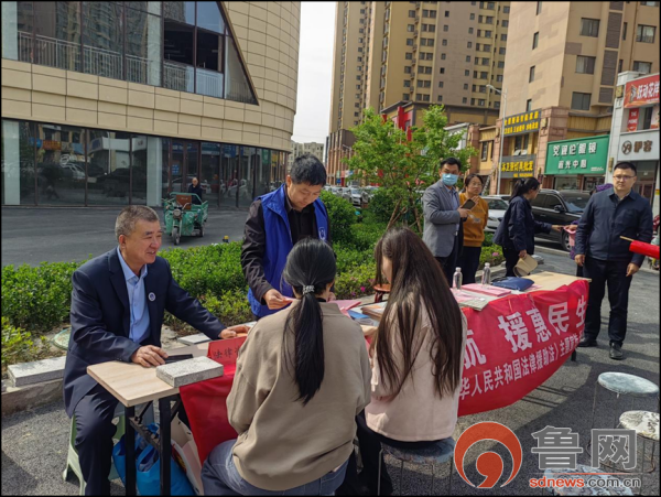 司法服务暖民心 协同帮扶解民忧——胶州市司法局中云司法所组织开展法律援助普法宣传