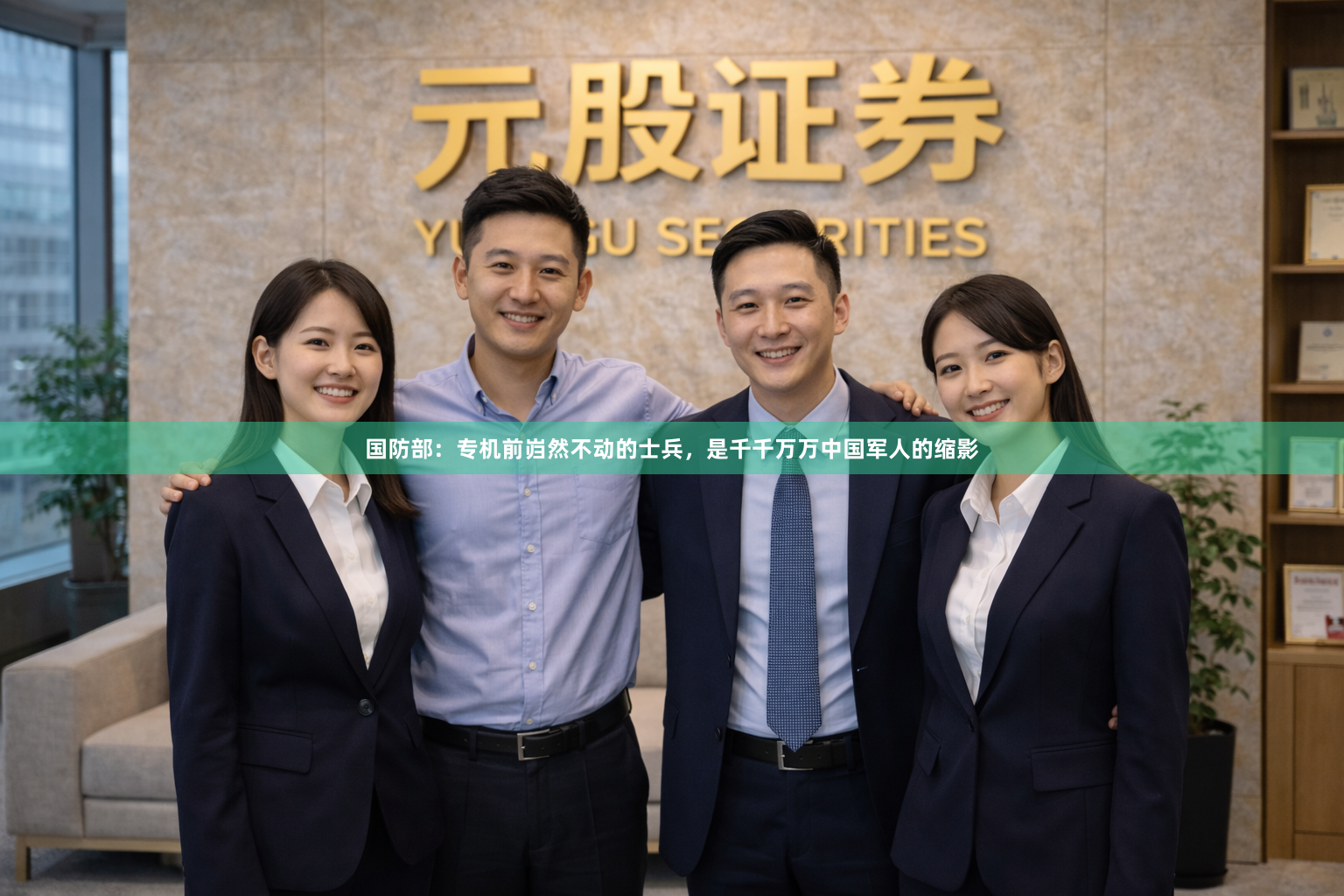 国防部：专机前岿然不动的士兵，是千千万万中国军人的缩影