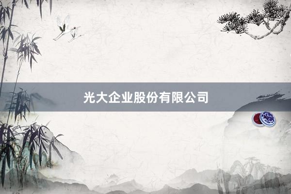 光大企业股份有限公司